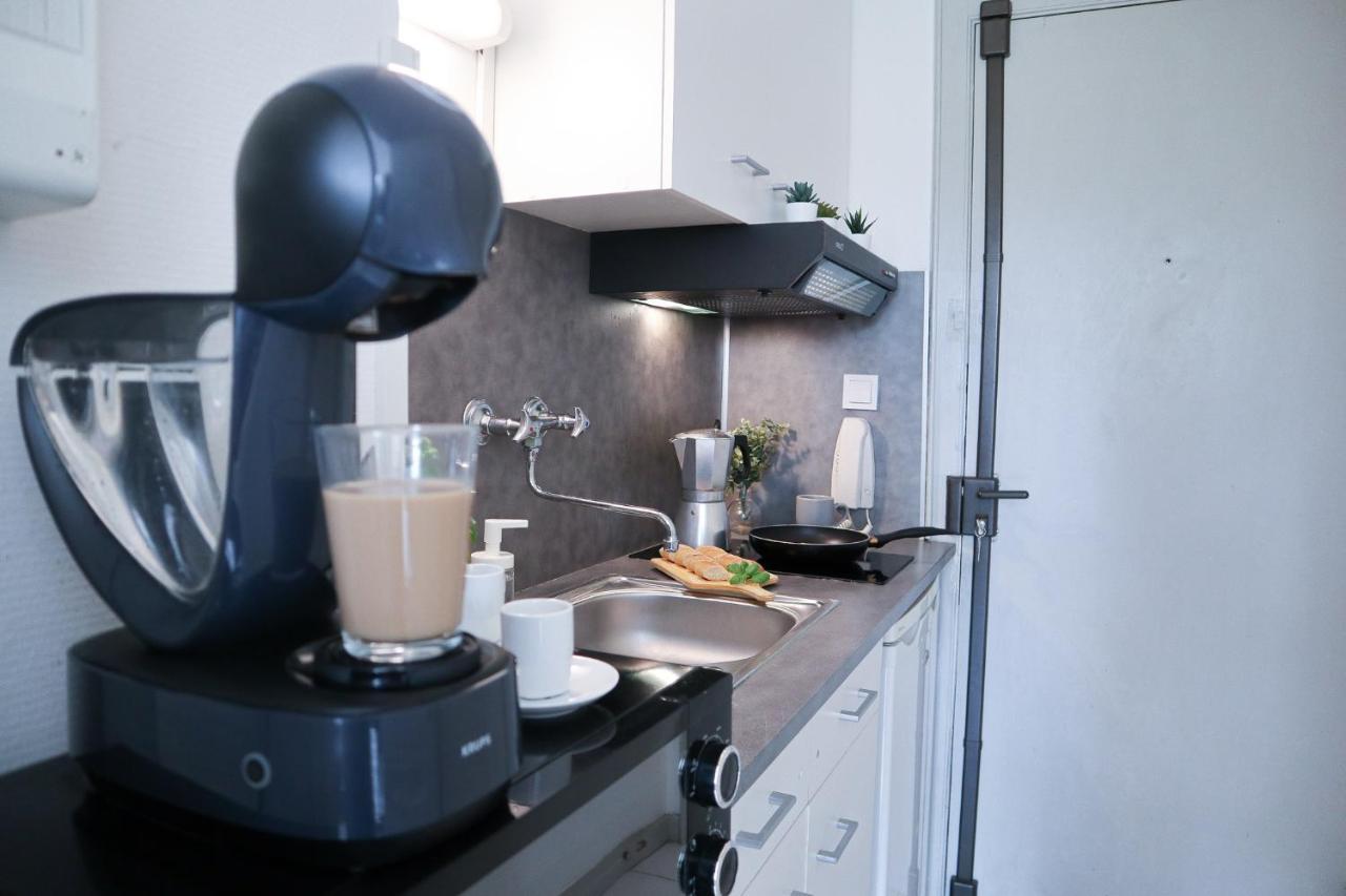 Studio Le Cafe Gourmand - Proche Gare - Coin Tranquille Mulhouse Exterior photo